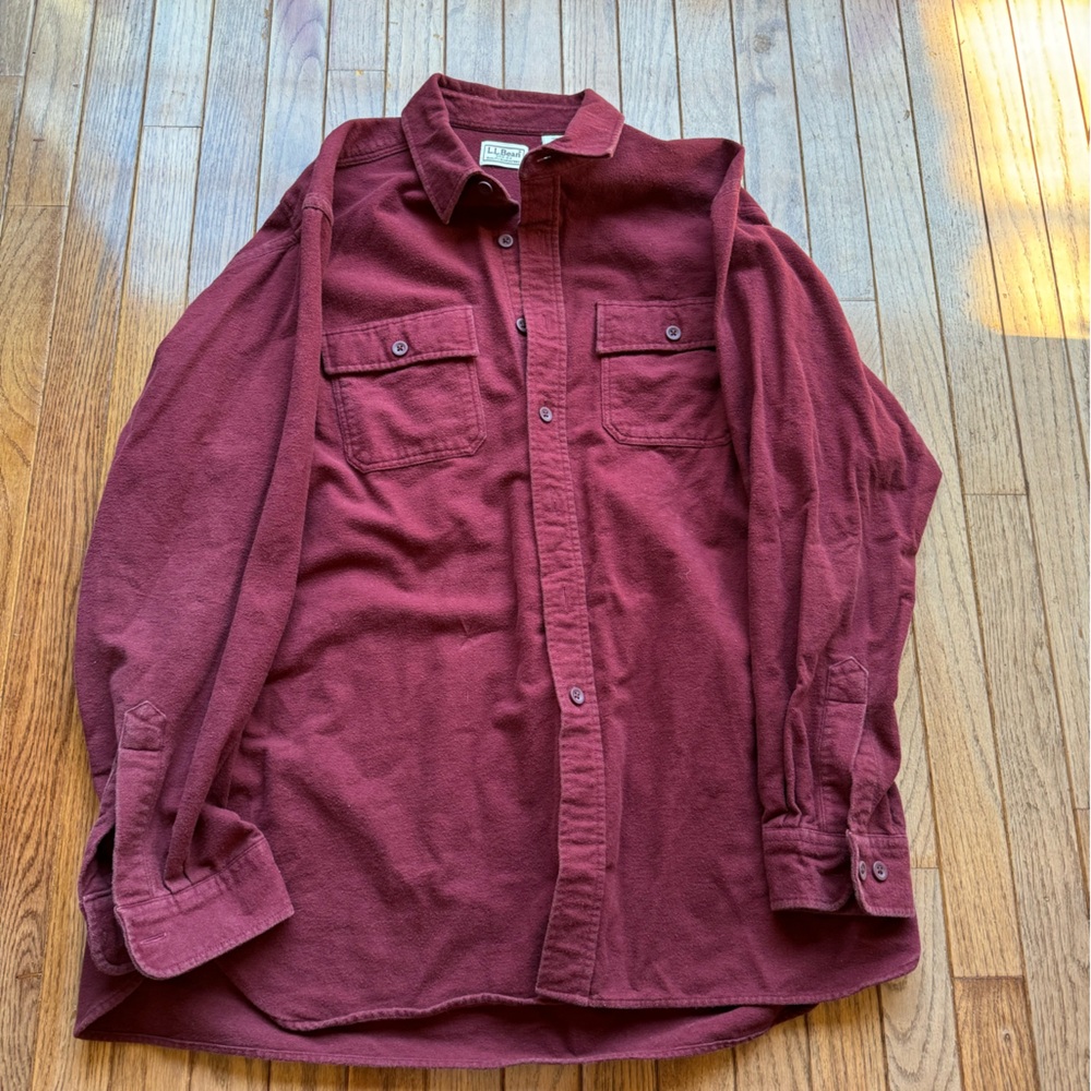 L.L. Bean thick heavy long sleeve shirt XL